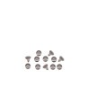 Lot de 12 ventouses anti-dérapante pour plateau en verre SCOTCH diam.10 mm