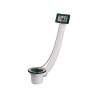 Bonde évier avec trop plein D.50mm bouchon noir cuvette D.70mm Valentin
