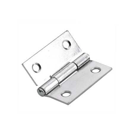 Lot de 2 charnières universel acier pour meuble HETTICH L.36 x l.38 mm