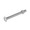 Vis Métal Poêlier Acier Zingué L.40 X Diam.5 Mm