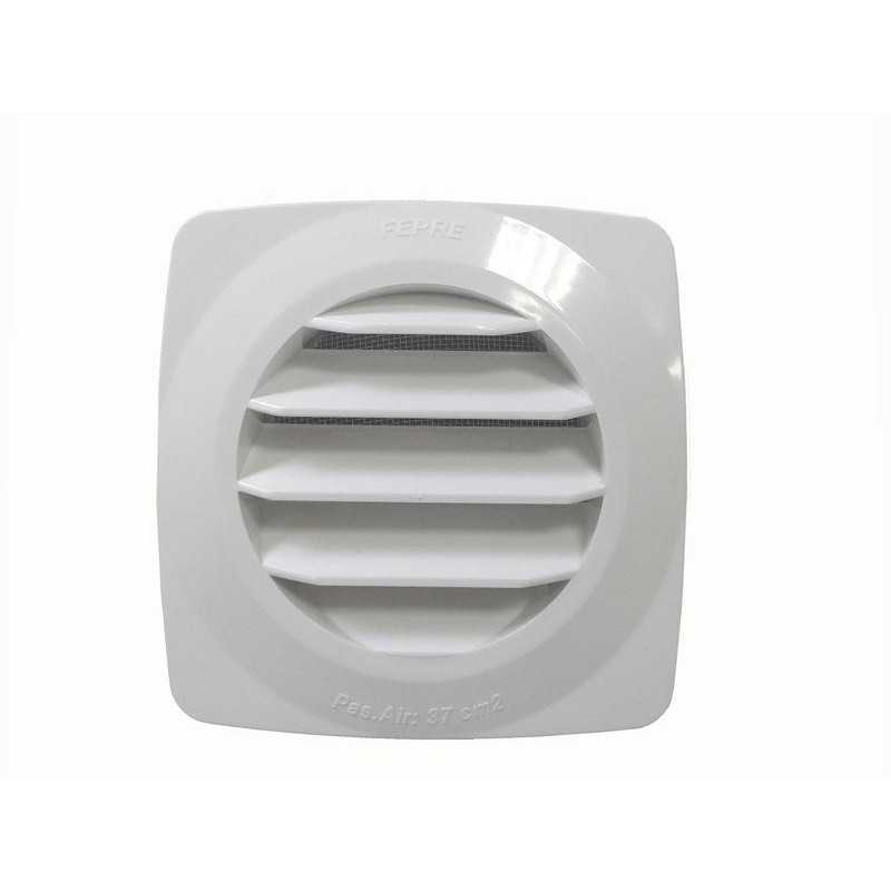 Grille d'aération abs naturel L.12.5 x l.12.5 cm -  - meilleure qualité