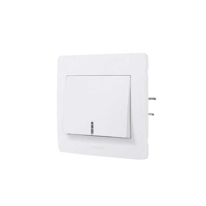 Poussoir à voyant Lumineux Complet Debflex Diam2 Blanc