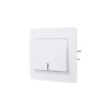 Interrupteur Va-Et-Vient Et Poussoir Complet Debflex Diam2 Blanc