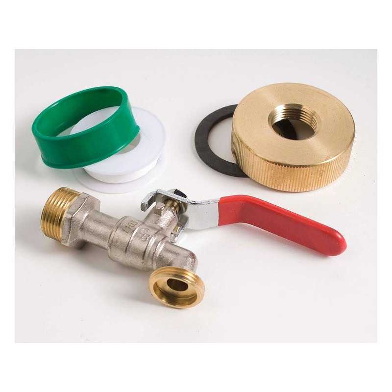 Adaptateur de cuve 1000L diam. 60 mm femelle20 x 27 BOUTTE