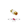 Raccord coaxial doré 952mm femelle-femelle LEXMAN