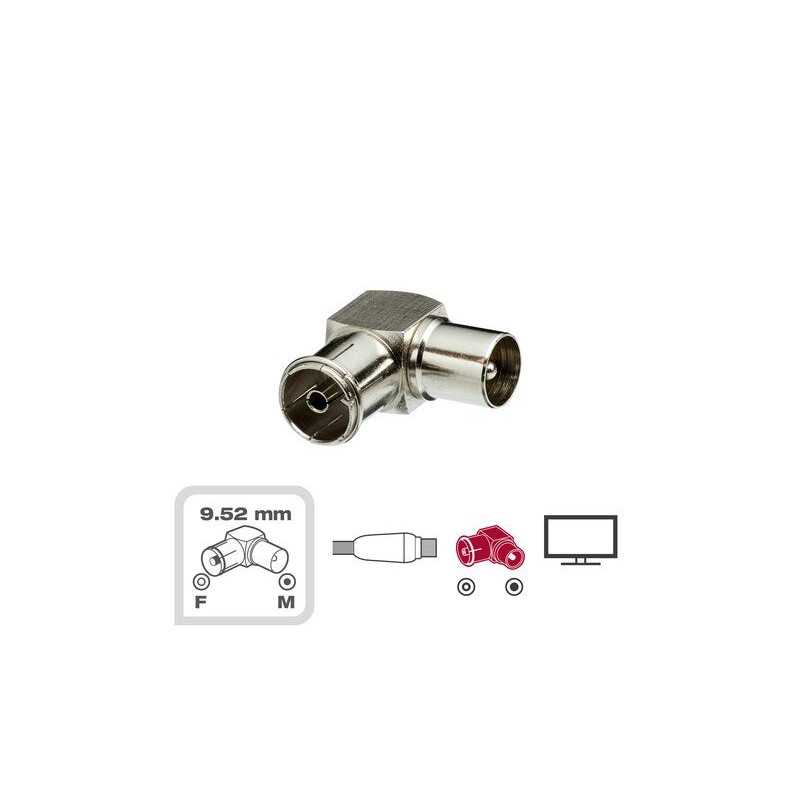 Raccord coaxial blindée 952mm mâle-femelle LEXMAN