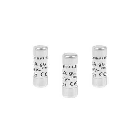 Lot de 3 Fusibles Céramique 2 A 8.5 X 23 Mm
