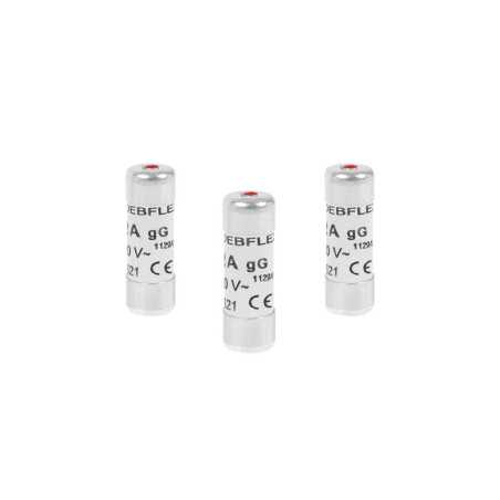 Lot de 3 Fusibles Céramique 6 A 8.5 X 23 Mm