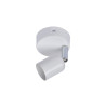 Spot patère Basic fer blanc GU10 max 40 W