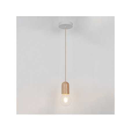 Monture E27 INSPIRE bois blanc