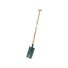 Bêche à rebord acier GEOLIA manche bois L.100 Cm