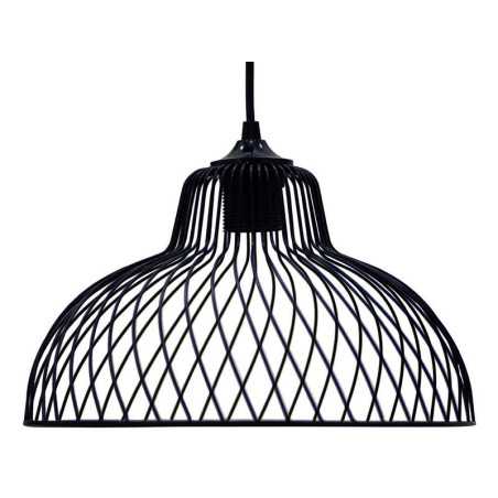 Suspension Industriel Métal Noir Boudet Simars 1 Lumière(S) D.30 Cm