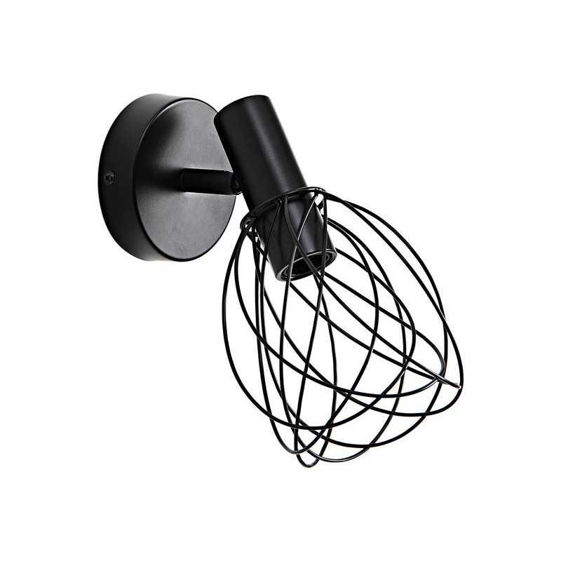 Spot design fer noir mat e14 INSPIRE Merone