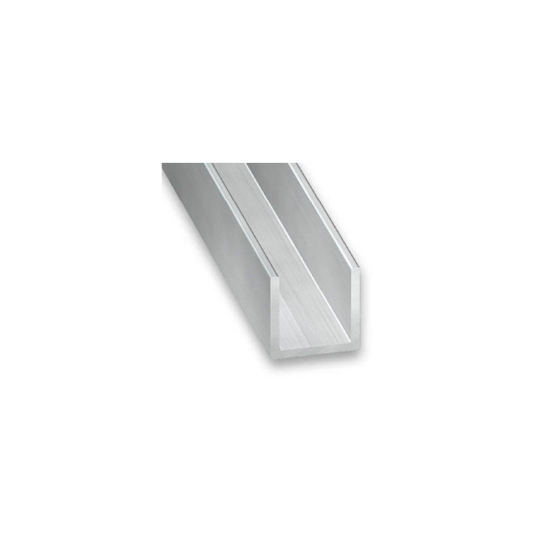 Profilé U 8x8 1M alu brut | Sanifer