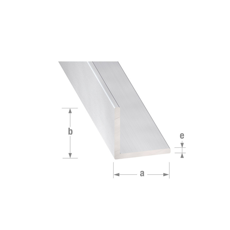 Cornière égale 20mm 2M alu anodisé | Sanifer