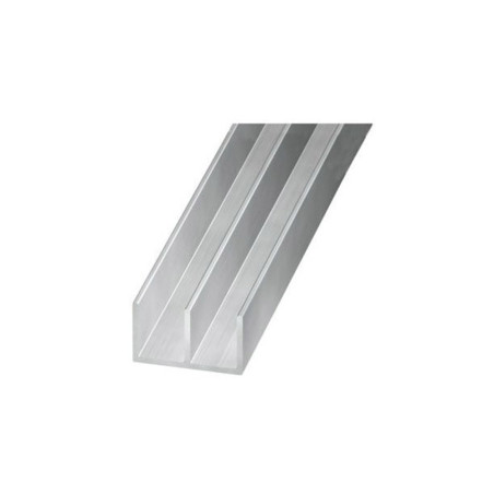 Profilé 16x10 Dble U 2M alu brut | Sanifer