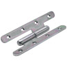 Paumelle Inox pour meuble Hettich, L.140 X L.55 Mm|Sanifer