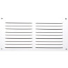 Grille d'aération aluminium laqué