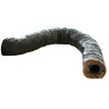 Conduit souple isolé pvc / laine de verre EQUATION, Diam. 80/80 mm, L. 6 m|Sanifer