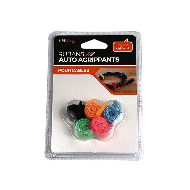 Lot de 5 attaches-cables adhésifs|Sanifer