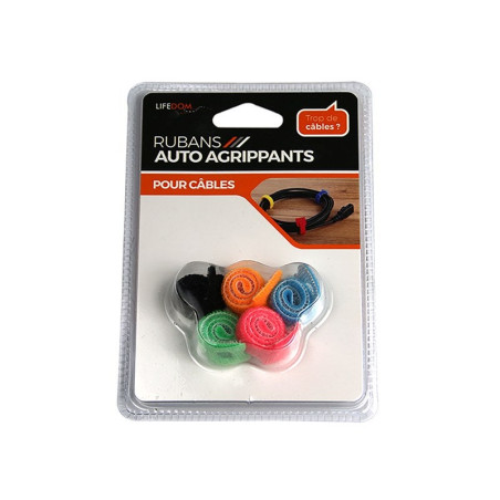 Lot de 5 attaches-cables adhésifs|Sanifer