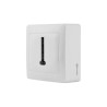 Prise téléphonique saillie surface, LEXMAN, blanc|Sanifer