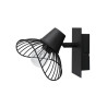 Spot patére industriel métal noir E14 max 40 W, SEYNAVE KASTELI|Sanifer