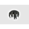 Lot de 3 cloches de protection pour spot à Encastrer Fixe Noir|Sanifer