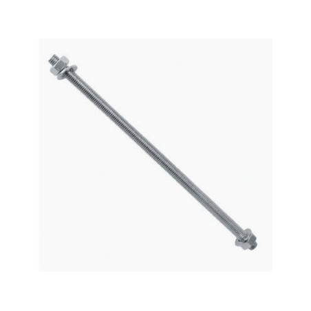 Lot de 4 tiges filetées acier zingué L.200 X Diam.4 Mm, Standers| Sanifer