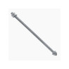 Lot de 4 tiges filetées acier zingué L.200 X Diam.4 Mm, Standers| Sanifer