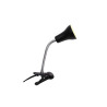 Lampe de bureau à  pince design, Salta, GU10 métal noir, INSPIRE| Sanifer