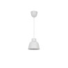 Suspension MELGA diam. 18.5cm E27 métal blanc mat| Sanifer