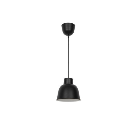 Suspension MELGA diam. 18.5cm E27 métal noir mat| Sanifer