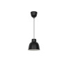 Suspension MELGA diam. 18.5cm E27 métal noir mat| Sanifer