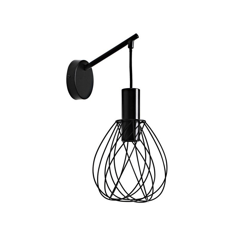 Applique 1x E27 max 60W design métal noir mat INSPIRE Merone| Sanifer