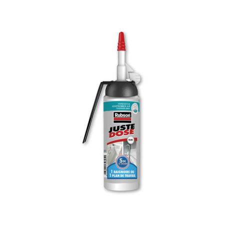 Mastic silicone cuisine/bain blanc RUBSON cartouche sans pistolet 100 ml -  - meilleure qualité