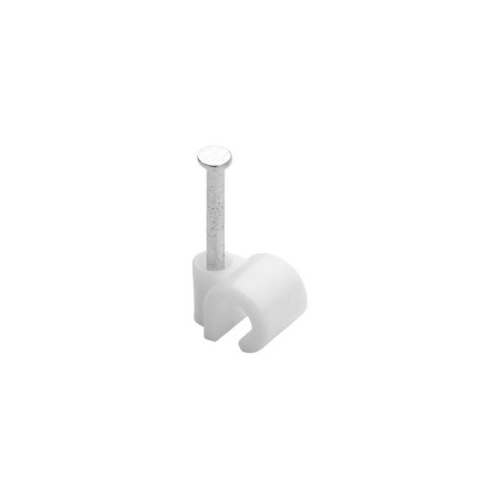 Lot de 100 attaches-fils, diamètre de 4 à 7 mm, L. 20 mm, blanc|Sanifer