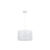 Suspension 1x e27 fer blanc mat INSPIRE Frella D.38 cm|Sanifer
