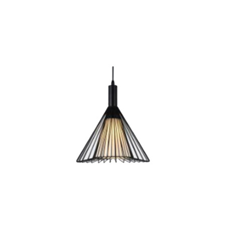 Suspension noir D.320xH.380cm E27 4W 3000K | Sanifer