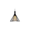 Suspension noir D.320xH.380cm E27 4W 3000K | Sanifer