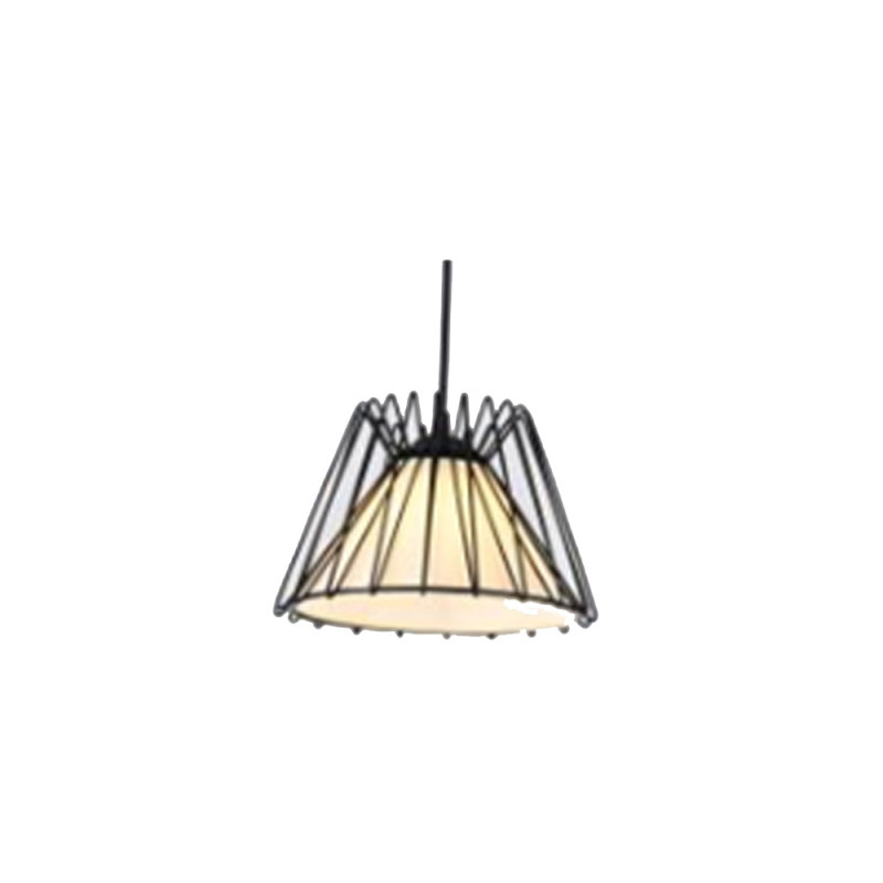 Suspension noir D.220xH.170mm E27 4W 3000K | Sanifer