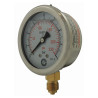 Manomètre en inox GL. RA 0-16B 1/2'  D100 | Sanifer
