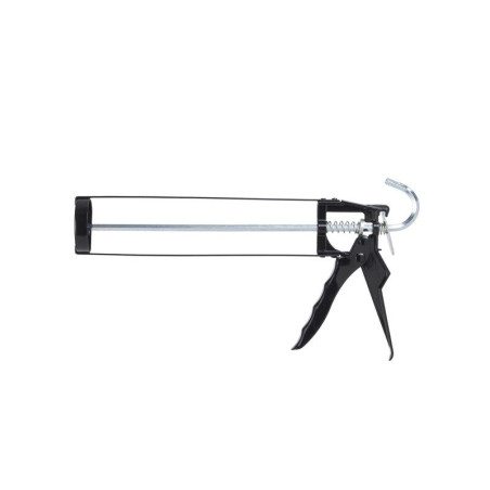 Pistolet mastic/colle 310ml acier noir 1er prix| Sanifer