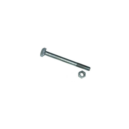1 Boulons tête carrée Acier Zingué L.160 X Diam.16 Mm Suki International| Sanifer