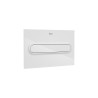 Plaque de commande de chasse d'eau duplo one PL1 blanc | Sanifer