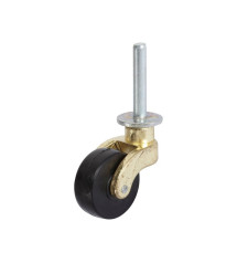 Roulette pivotante à tige lisse diam.29 Mm|Sanifer