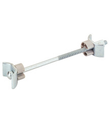 Lot de 2 raccords de plan de Travail acier chromé Hettich L.150 Mm|Sanifer