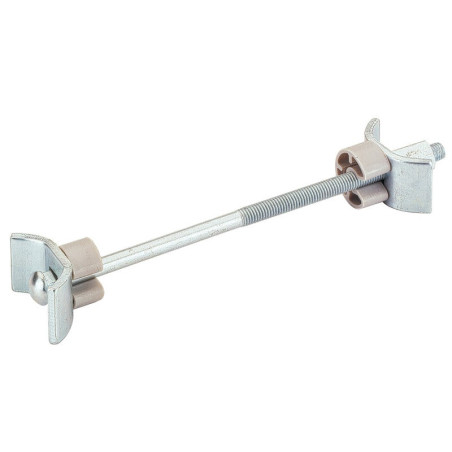 Lot de 2 raccords de plan de Travail acier chromé Hettich L.150 Mm|Sanifer
