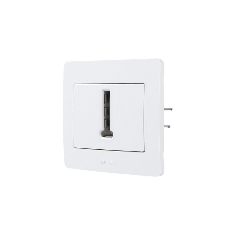 Prise Téléphone diam2 debflex Blanc|Sanifer