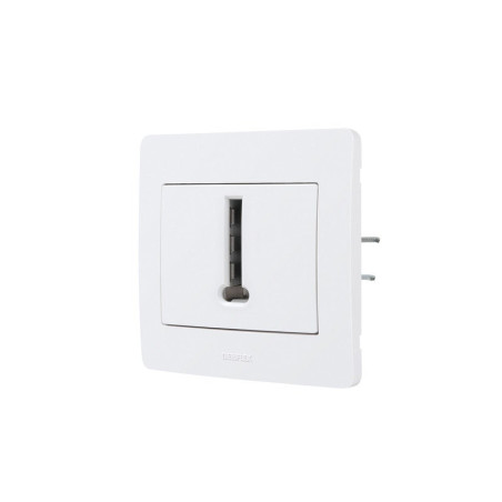 Prise Téléphone diam2 debflex Blanc|Sanifer